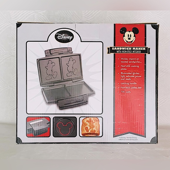 Disney Mickey Mouse Sandwich Maker - Picture 5 of 6